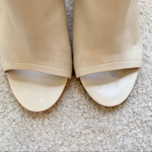 🆕 SHOEMINT Taupe Slip On Block Heel Mules - Picture 12 of 12